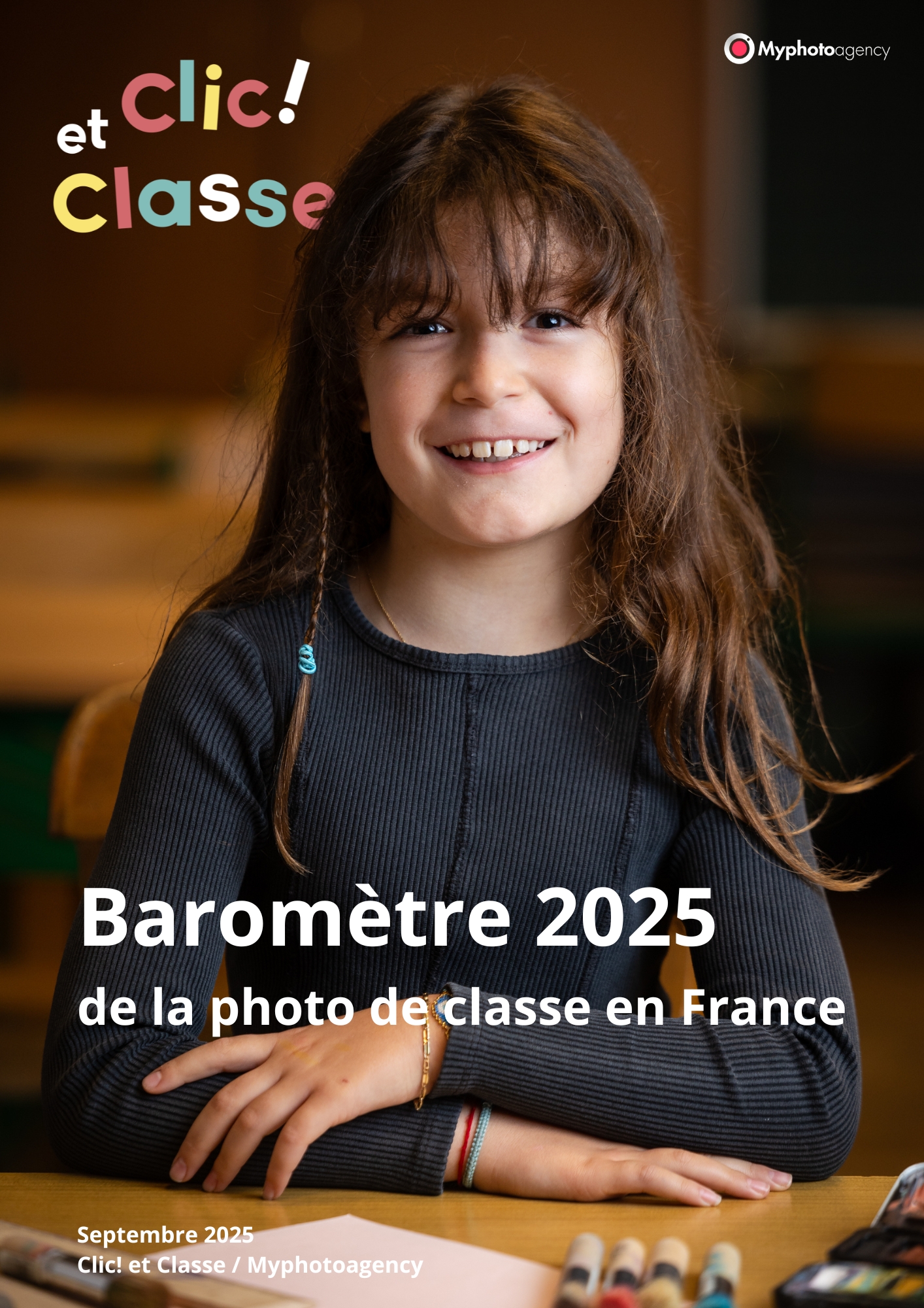 Photo scolaire d'une élève de CE2